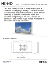 HI-ND HI-ND WC5500-0101-01 Wall Casing EASY 55 Landscape User guide