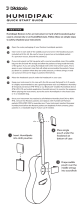 D ADDARIO HUMIDIPAK Guitar Case User guide