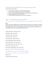 EXTREME USB Profiles User guide