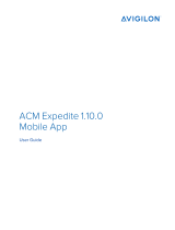 Avigilon acm-exp-1.10.0 User guide