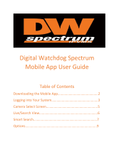 DW spectrum IPVMS Digital Watchdog Spectrum Mobile User guide