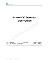 SyberSense Electrochemical Carbon Monoxide or Photoelectric Smoke Detector User guide