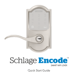 Schlage Encode Smart WiFi Lever User guide