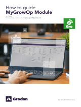 Grodan e-Gro MyGrowOp Module User guide