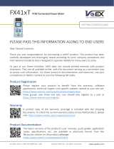 VeEX FX41xT User guide