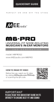 Mee Audio EP-M6PROG2-CL User manual