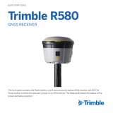 TRIMBLE R580 User guide
