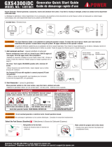 A-iPower A-iPOWER GXS4300iDC Dual Fuel Inverter Generator User guide