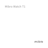 Mibro T1 User guide
