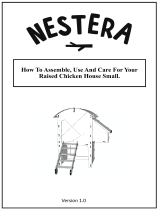 NESTERA Small Raised Chicken Coop, Green and Black User guide