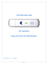 Telstra ZTE MF833V User guide