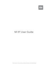 Xiaomi Mi 9T User guide