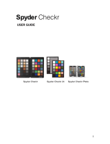 COLOR VISION Spyder Checkr User guide