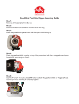 AgKNX Hand-Held Post Hole Digger User guide
