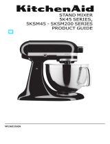 KitchenAid 5k45 Series Retro Food Mixer User guide