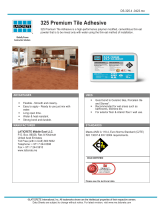 LATICRETE 325 User guide