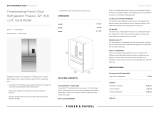 Fisher & Paykel RF172GDUX1 User guide