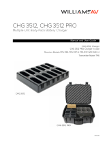 Williams AV CHG3512 Series User guide