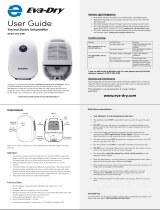 Eva-Dry Eva-Dry EDV-2500 Thermal Electric Dehumidifier User guide