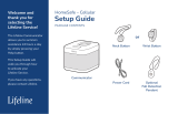 lifelines Communicator HomeSafe Standard Cellular Wristband User guide