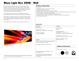 Display Pros 2008 Blaze Wall Light Box User guide