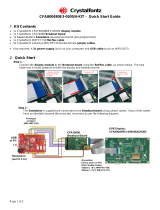 Crystalfontz CFA800480E3-050SN User guide