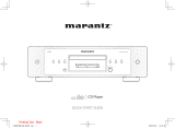 Marantz CD60 User guide