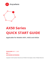 AnyWhere AX50 Series User guide