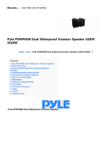 Pyle PDWR40B User guide