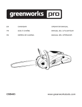 Greenworks CSB403 User guide