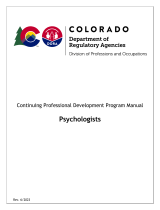Colorado Continuing Professional User guide