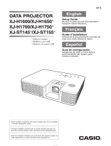 Casio XJ-H1600 User guide