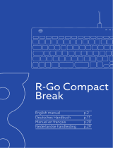 R-Go R-Go RGOCOUKWLWH Compact Break Keyboard User guide
