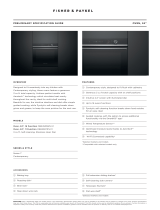 Fisher & Paykel OB24SD16PLX1 User guide
