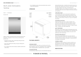 Fisher & Paykel DW60UN4X2 User guide