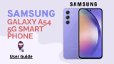 Samsung Galaxy A54 5G Smartphone User guide
