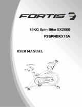 Fortis Spin Bike SX2000 User manual