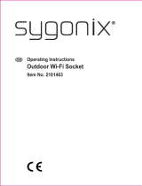 Sygonix Outdoor WiFi Socket 2181463 User manual