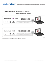 CyberView RK-1E 1U Rack Rack Notebook Keyboard Drawer User manual