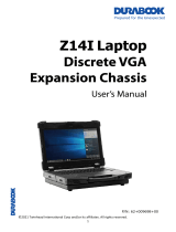 Durabook Z141 Laptop Discrete VGA Expansion Chassis User manual