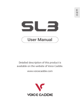 VOICE CADDIE SL3 User manual