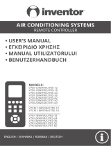 Inventor V7DI-12WiFiR/U7RS-12 Air Conditioning System Remote Contoller User manual