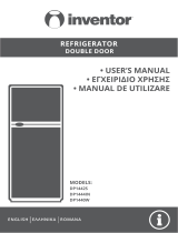 Inventor DP1442S Double Door Refrigerator User manual