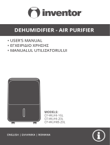 Inventor CF Series Dehumidifier Air Purifier User manual