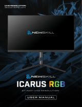 Newskill UHD 3840x2160P 144Hz ICARUS RGB 27 Inch Monitor User manual