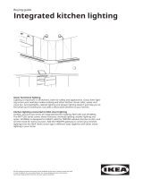 IKEA INTEGRATED KITCHEN LIGHTING User manual