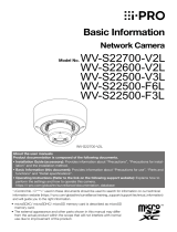 i-PRO i-PRO WV-S22500-V3L Network Camera User manual