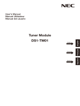NEC DS1-TM01 User manual