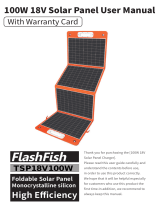 TYT4WDTSP 18V 100W SolarSaga 100W Portable Solar Panel