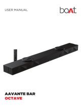 Boat Aavante Bar Octave Bluetooth Soundbar User manual